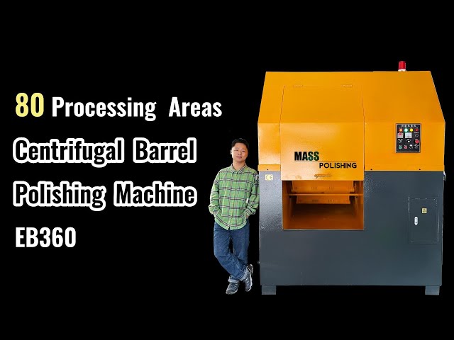 EB360 High Energy Centrifugal Barrel Finishing Machine How to Polishing 2