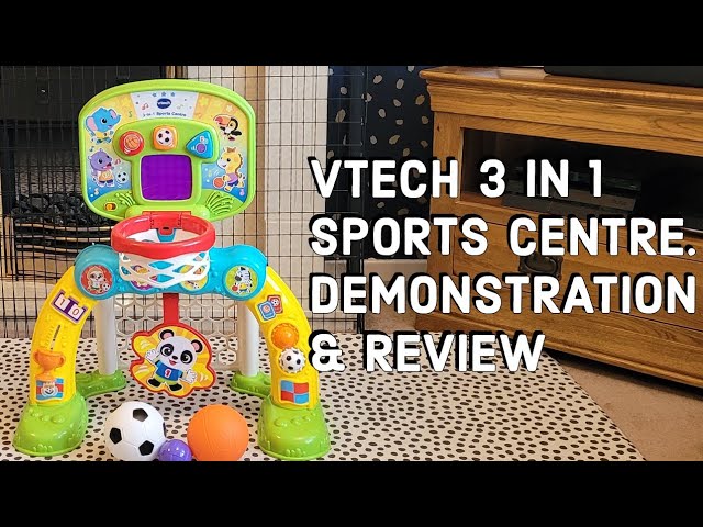 VTECH 3 IN 1 SPORTS CENTRE. Demonstration & Review