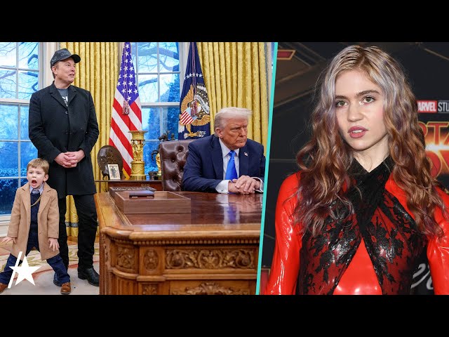 Elon Musk's Ex Grimes SPEAKS OUT On Son at Oval Office w/ Donald Trump