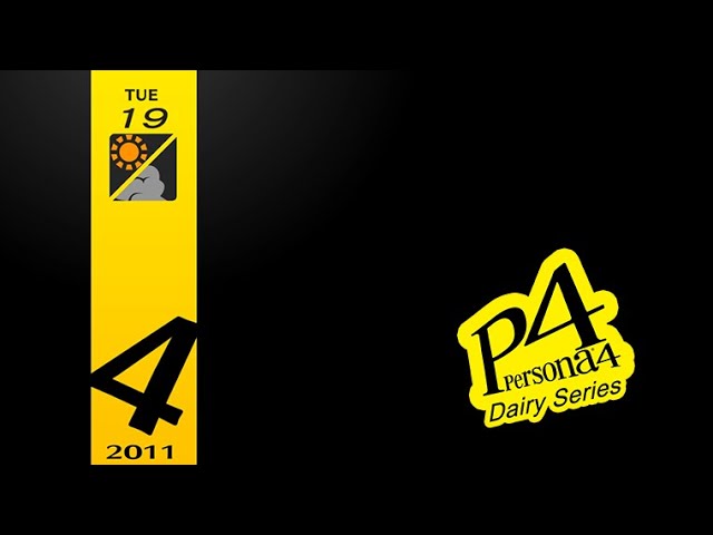 Persona 4 Golden Diary April 19