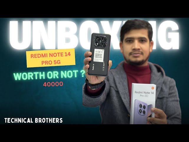 Unboxing Note 14pro 5g in Nepali | Redmi Note 14 series |