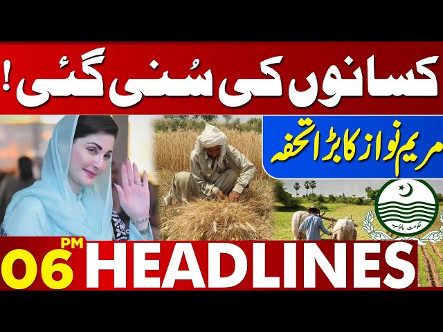 Good News For Farmers | Punjab Govt | Maryam Nawaz | Champions Trophy 2025 | Lahore News HD