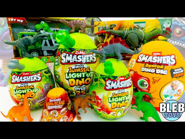 Dinosaur | Smashers | Jurassic Park toy collection ASMR unboxing | toy review | no talking