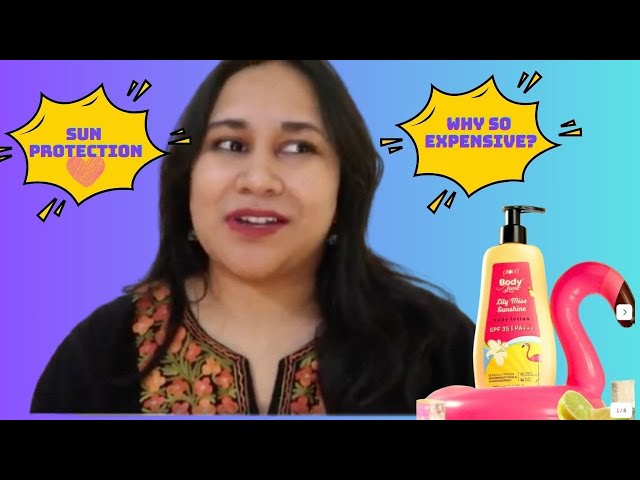 Plum Lily Miss Sunshine Body Lotion SPF 35 PA+++ by Plum BodyLovin' Review | Ruchi Kumari