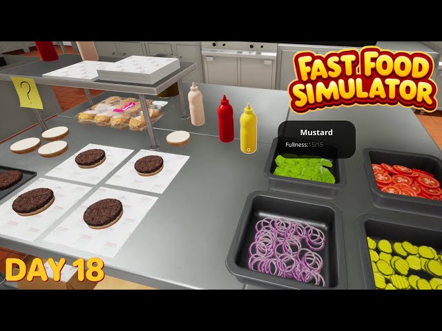 Fast Food Simulator #18 - Day 18 - Silent Playthrough