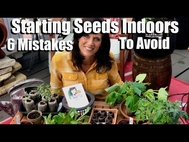 Spring Garden Starting Seeds Indoors - 6 Mistakes to Avoid /  Spring Garden Series #1