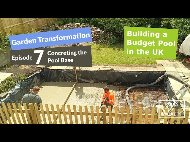 Ep.7 - Concreting the pool base - Building a heated ICF DIY Swimming Pool in the UK