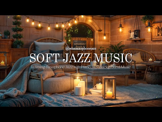 Late Night Saxophone Jazz - Soft Jazz Instrumental Music and Cozy Jazz BGM for Relax, Work, Study