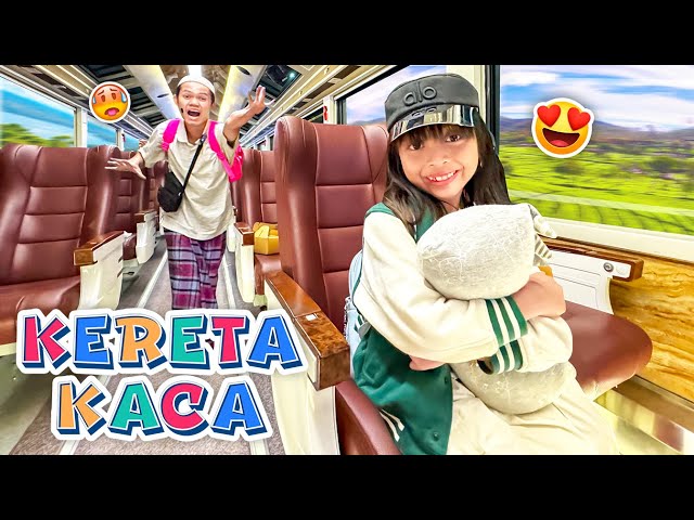 LEIKA AND TOMPEL RIDES TRAIN FOR THE FIRST TIME - FUNNY KIDS REACTION