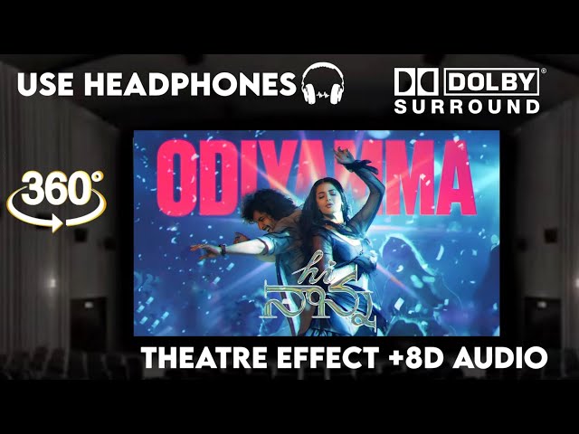 Hi Nanna: Odiyamma (Telugu Lyrical |Theatre Experience Dolby  Surround  sound |Nani, Shruti Haasan