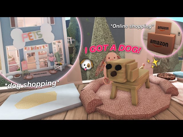 ADOPTING A DOG | Roblox Bloxburg Roleplay | *WITH VOICE*