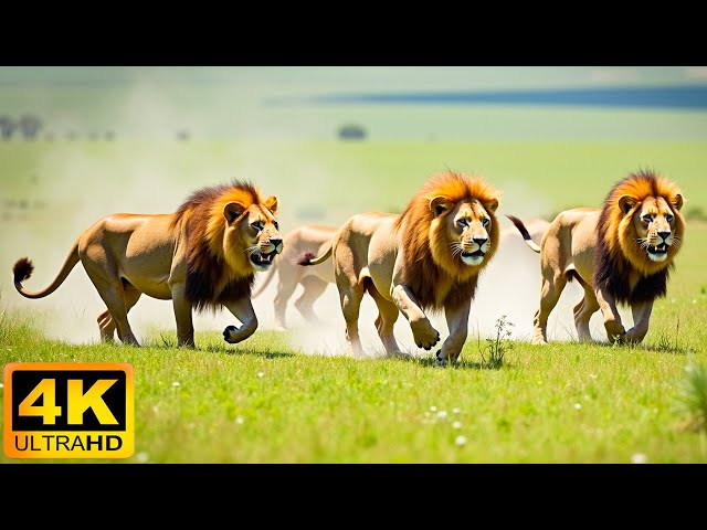 4K African Animals: Masai Mara National Park - Scenic Wildlife Film With Calming Music