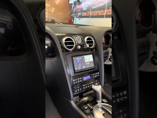 Awesome Bentley GT upgrade DNX9190DABS Garmin Navi, CarPlay & Integrated Dash Cam DRV-N520