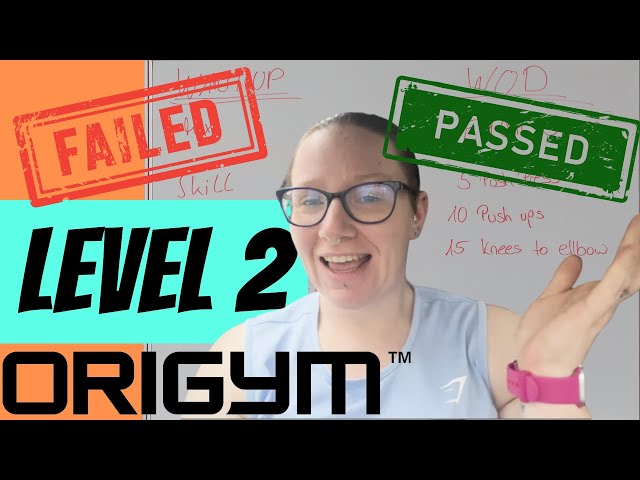 Origym Level 2 Personal Training Assessment Practical UK