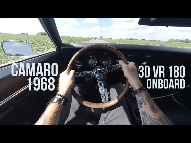 3D POV Onboard | Chevrolet CAMARO SS 1968 350 | Pov drive VR 180