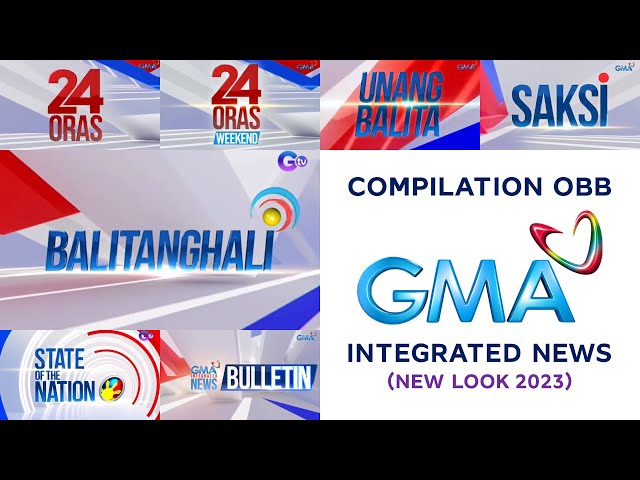 Compilation OBB GMA Integrated News on GMA Network & GTV Philippines (New Look 2023)