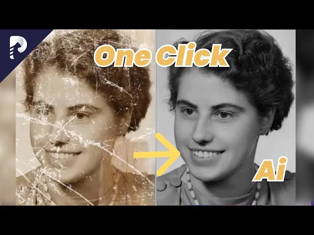 AI Tools to Restore Old Photos by One Click｜How to Restore Old Photos？