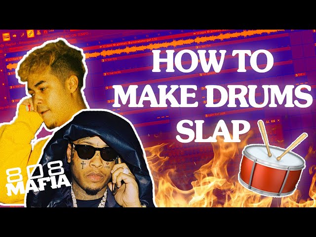 808 Mafia Producer Shows How To Make Your Drums SLAP!