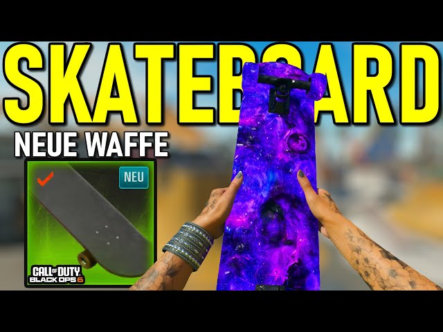 WTF! DIE NEUE WAFFE ist EIN SKATEBOARD in BLACK OPS 6 🛹(CoD Bo6 Deutsch)