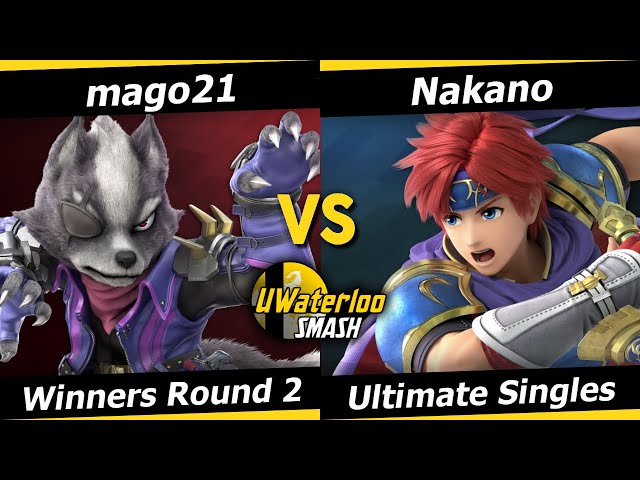 UWaterloo SSBU [W24w1] Winners Round 2 - mago21 (Wolf) vs Nakano (Roy)