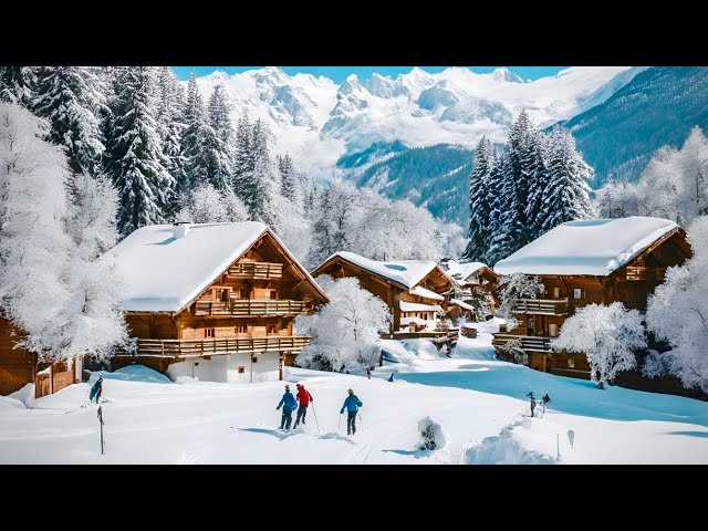 Best place to visit In Switzerland In Winter _ Bettmeralp Village ❄️🇨🇭