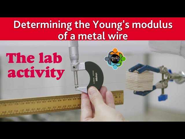 Determining the Young's modulus of a metal wire - An experiment