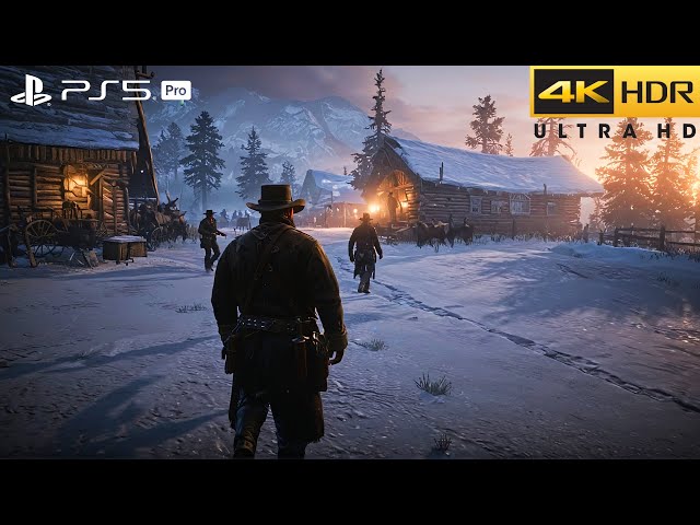 Red Dead Redemption 2 - Experience RDR2 Like Never Before in Stunning 4K HDR on PS5 PRO!