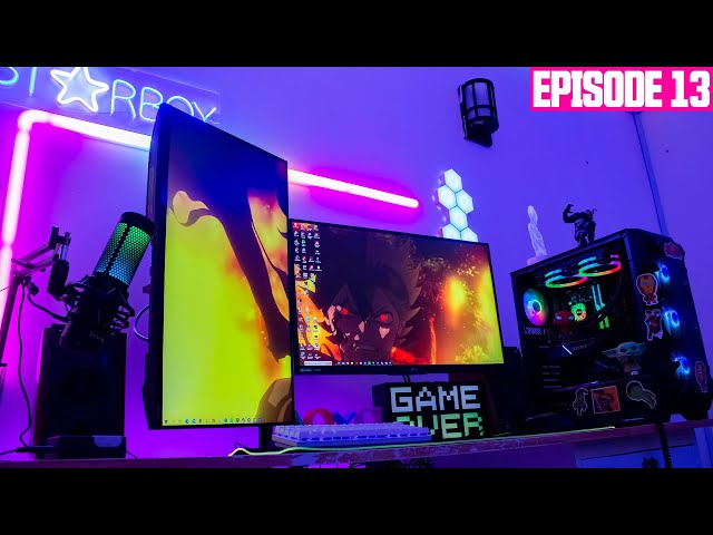 Productivity/Gaming Desk Setup & Room Tour: | Episode 13