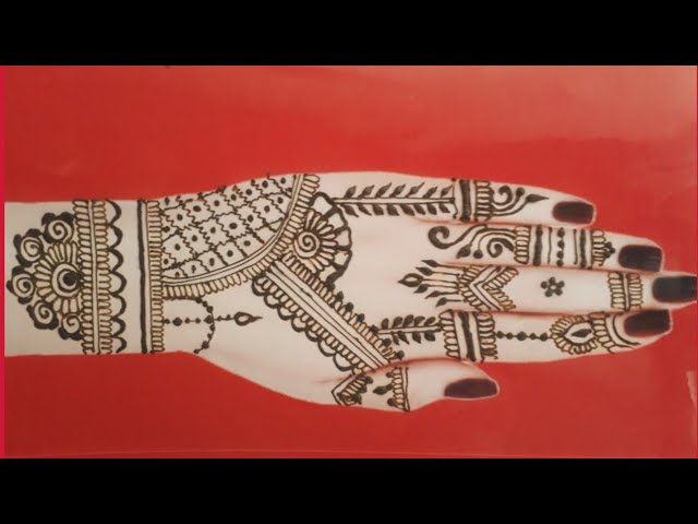 Very Easy & Stylish Back Hand mehendi Design😍 | Most Trendy Stylish Back Hand Mehendi |🤩