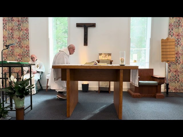 Saturday’s Mass in the Grotto Chapel