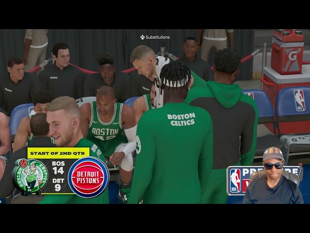 My NBA With Boston Celtics Vs The Detroit Pistons - NBA 2K25