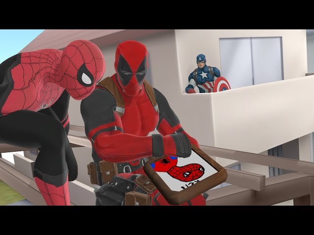 Spider-Man meets Deadpool! - 360° VR Battle! (3D Game Experience!) FAN MADE!