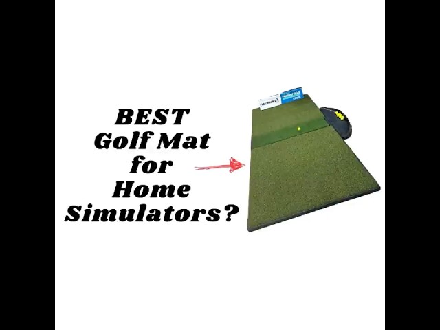 Best Golf Mat Ever? Fiberbuilt Grass Series - Train Like a Pro! #golf #shorts