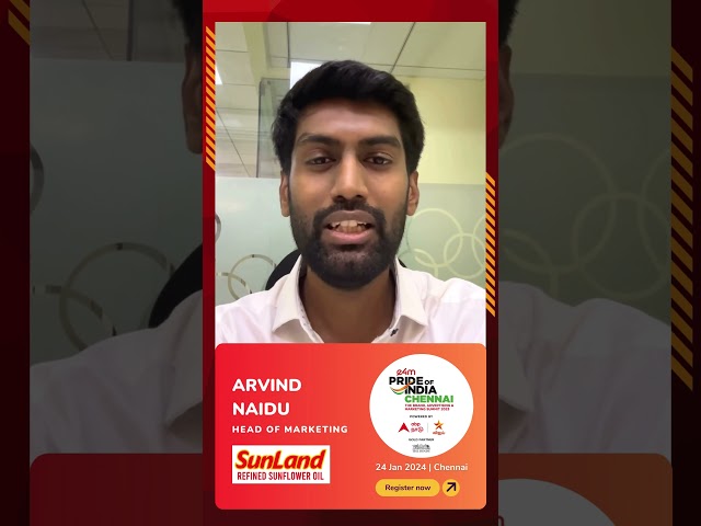 Join Arvind Naidu, Head of Marketing at KTV Health Food Private Limited at #e4mPOI Chennai.