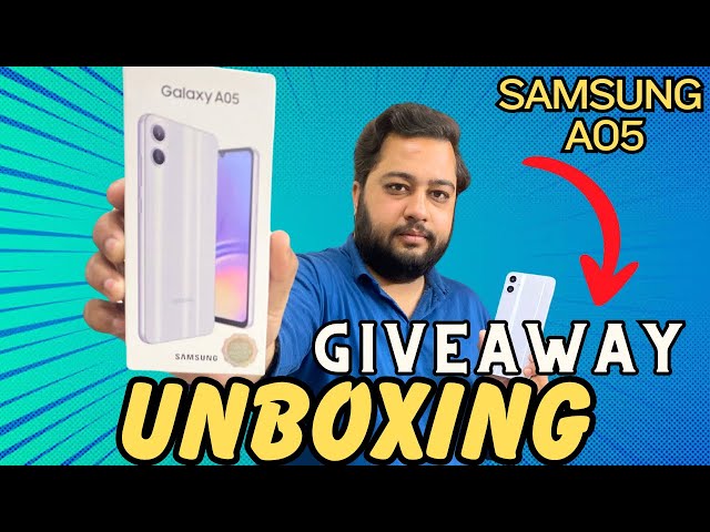 SAMSUNG A05 UNBOXING + GIVEAWAY! | 32800 Mian | TECH ZONE