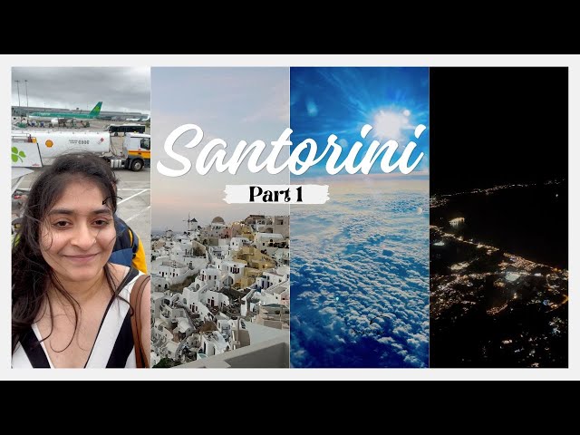 Why there was weird noise in our Aircraft 😳Santorini, Greece - Part 1 | Indian in Ireland| Div’s Hub