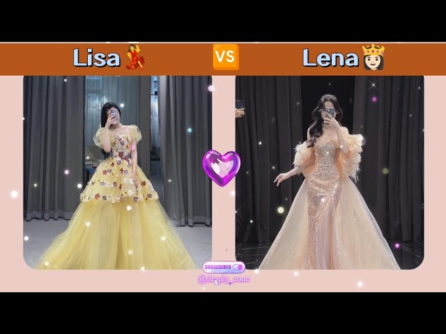 Lisa VS Lena: The Ultimate Style Battle 🔥 Who Wins Your Heart? ❤💃👸🏻👗📱👠👛💍