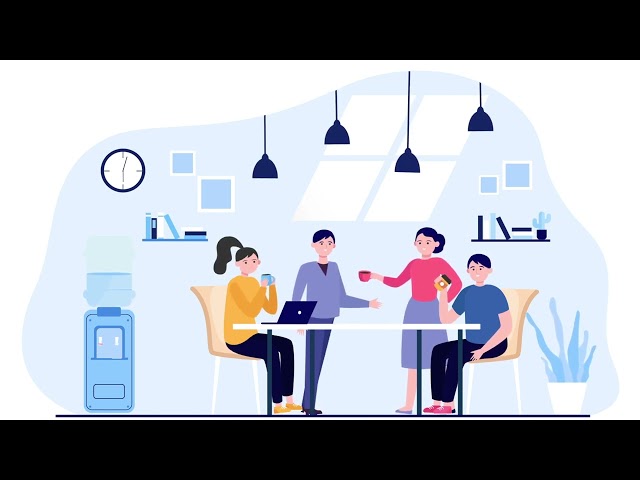 OFFICE FLAT ANIMATION USING FREEPIK, ILLUSTRATOR AND AFTEREFFECTS | 2022