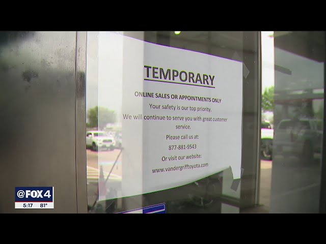 North Texas car dealerships changing the way they do business during coronavirus pandemic