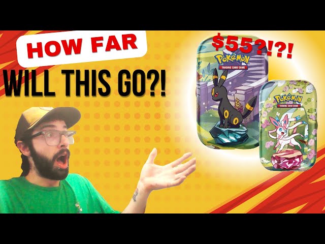 The Prismatic Evolutions PROBLEM is Getting Out of Hand!! Pokemon Card Mini Tin TCG Opening