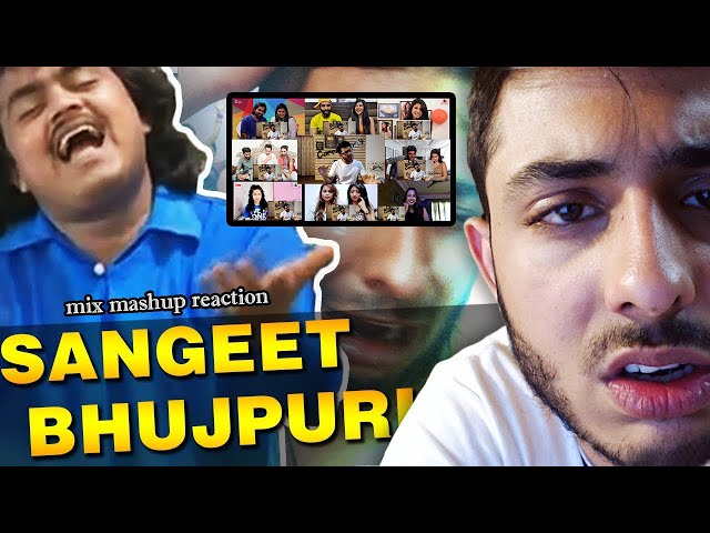 SANGEET BHOJPURI - CARRYMINATI - mix mashup reaction