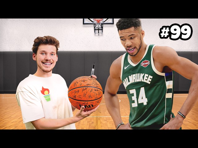 100 NBA Players Sign My Basketball!