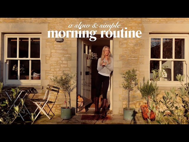 my morning routine in the english countryside | the cotswolds