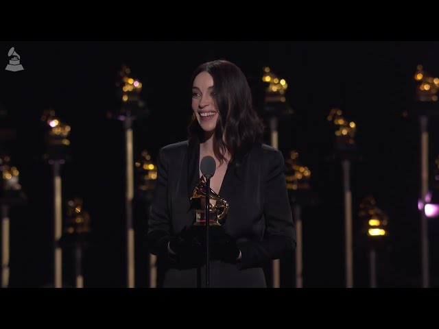 ST.VINCENT Wins BEST ROCK SONG For "BROKEN MAN" | 2025 GRAMMYs Acceptance Speech