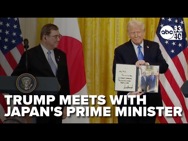 FULL PRESS CONFERENCE: Trump meets with Japan's Prime Minister