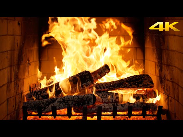 🔥 Fireplace Sleep Sounds: Flickering Flames, Crackling Logs, and a Warm Glow to Help You Rest