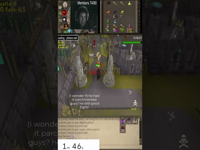 I got challenged to PK 10m in one hour for a $10 donation and THIS happened! #osrs #runescape #pking