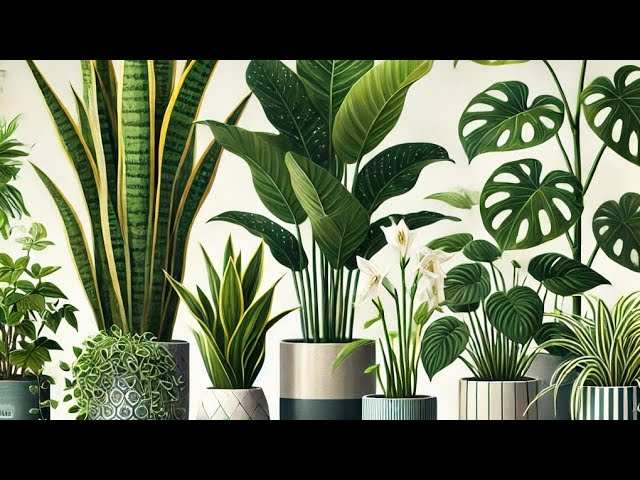 🌿 Top 100 Indoor Plants You Need! | Best Low-Maintenance & Air-Purifying Plants 🌿#trending #garden