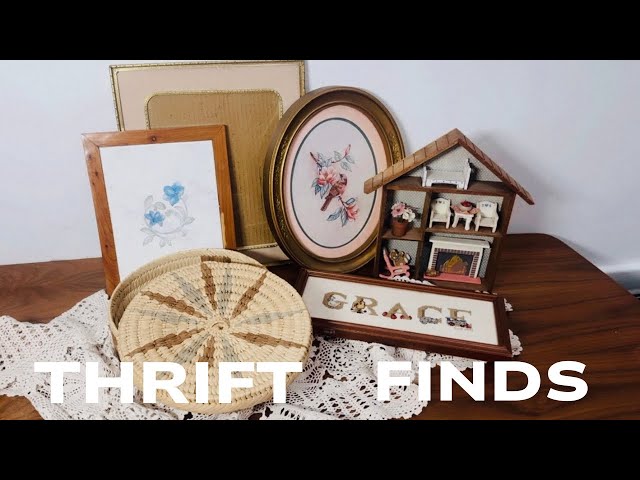 Thrift Store Finds | Making your Home Beautiful on a Budget