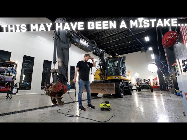 I Degreased an Excavator with A $99 Ryobi Power Washer and it cost me 99 days of my life